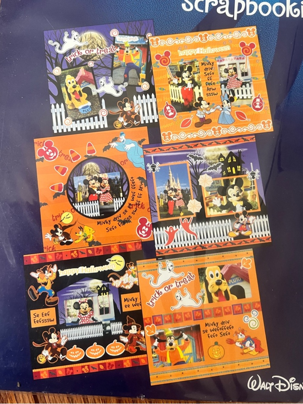 Capture The Magic Halloween Scrapbooking Kit - Disney New - Picture 2 of 5